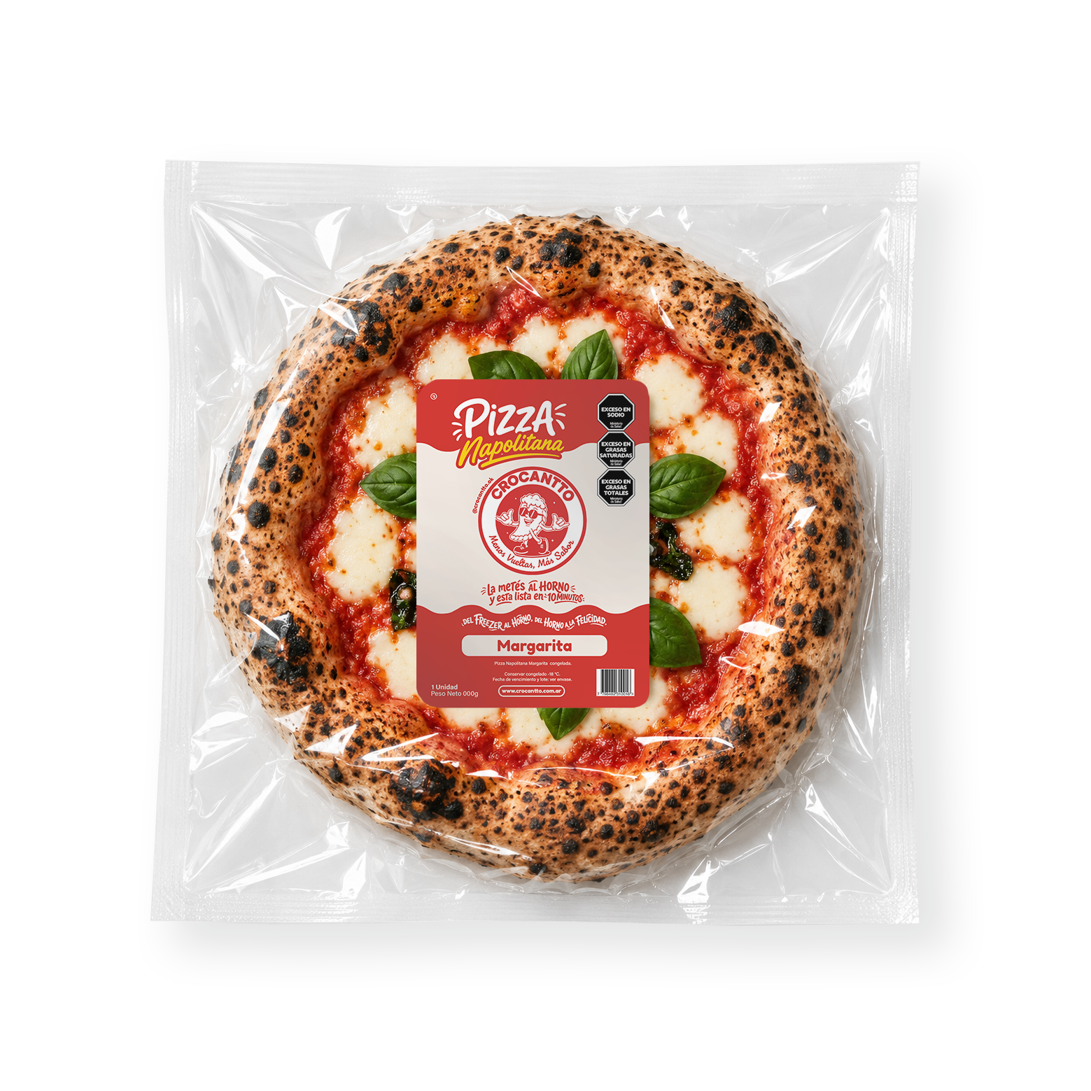Pizza Margarita Crocantto